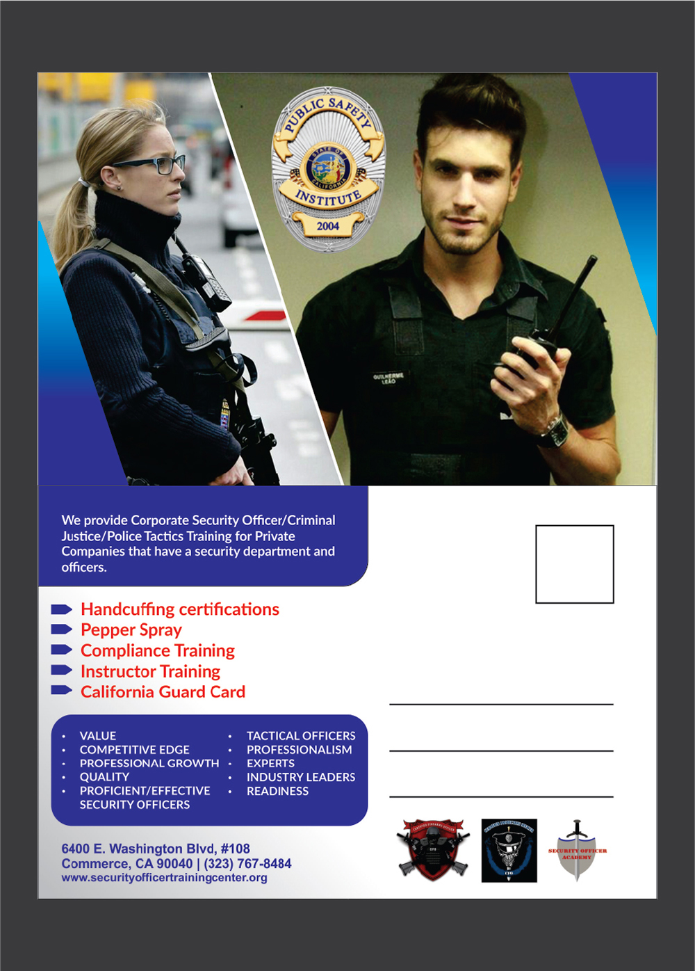 Flyer-Design von Deziners Zone für Public Safety Institute | Design #15998318