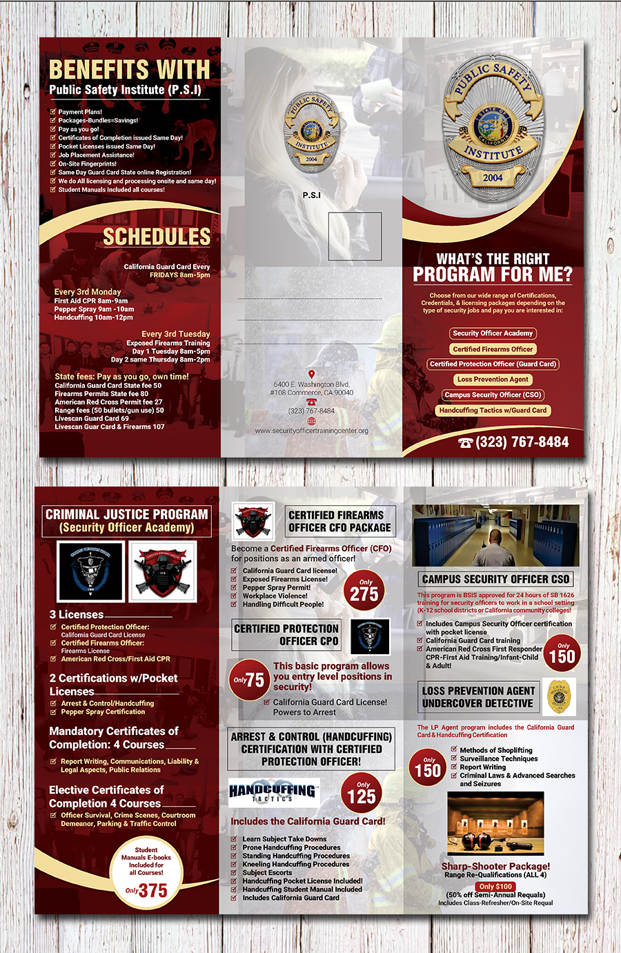 Flyer Design by ESolz Technologies for Public Safety Institute | Design: #16015409