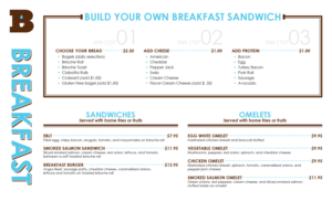 Menu Design by MIND for this project | Design: #15979243