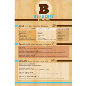 Menu Design by sduqueq for this project | Design: #15969103