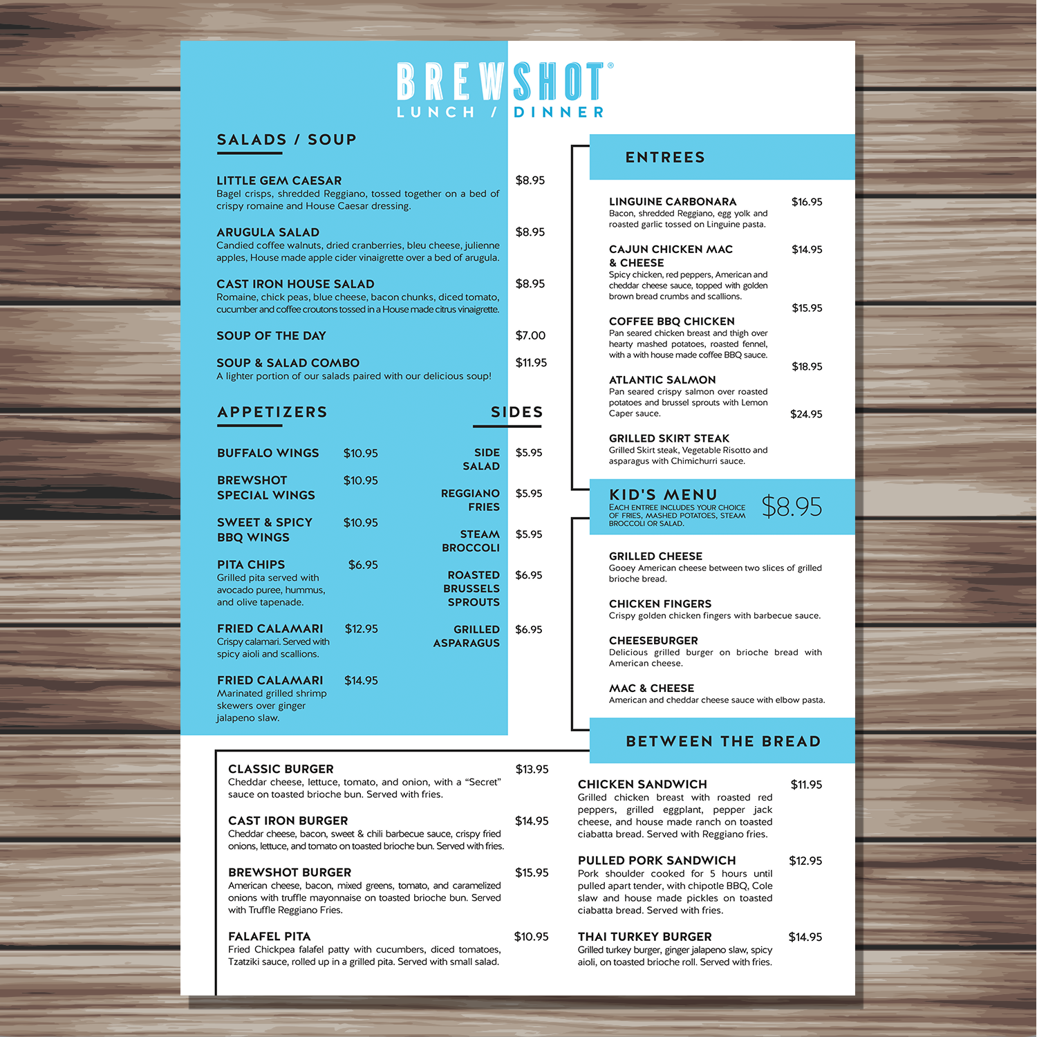 Design de Menu par YNS PRODUCTION pour ce projet | Design #16003686