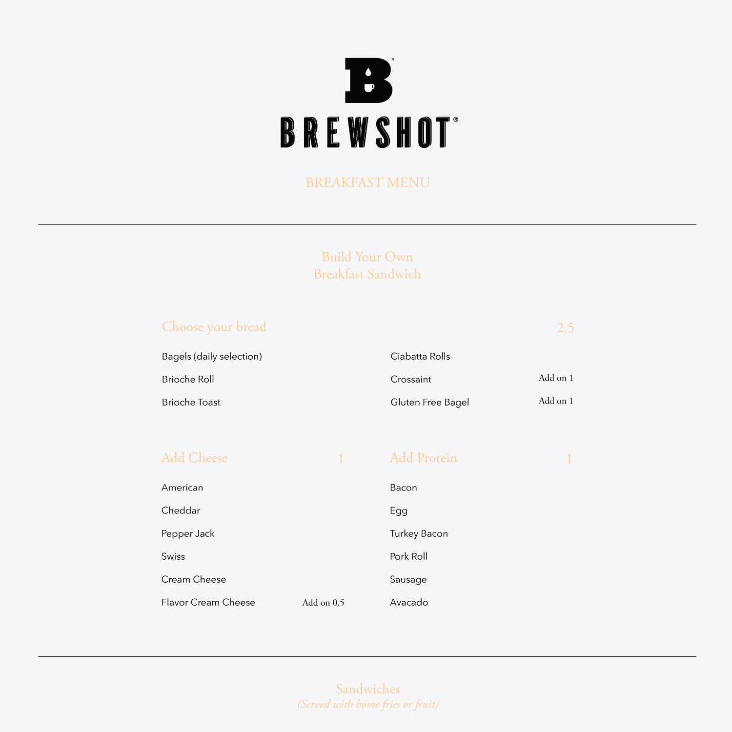 Menu Design by eqluo for this project | Design #15966106
