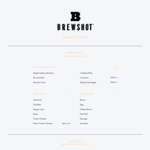Menu Design by eqluo for this project | Design #15966106