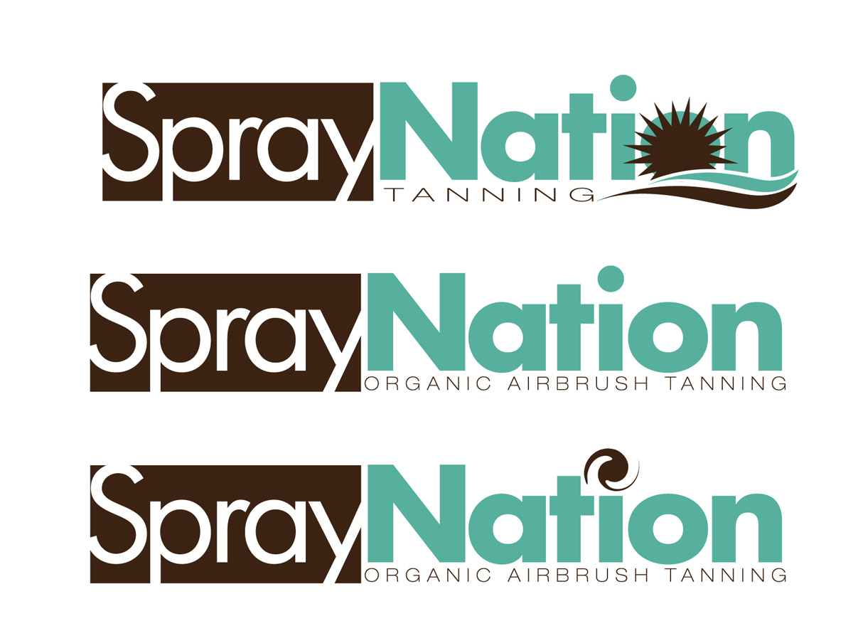 Logo Design by ZinTech for Spray Nation Tan | Design #2755282