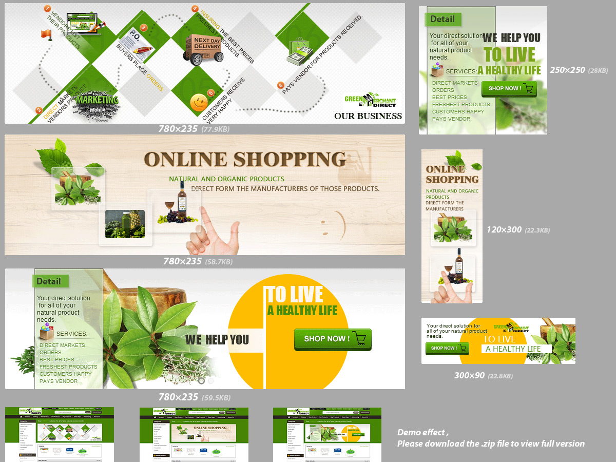 Banner Ad Design by xizon for Visions of Health | Design #2640703