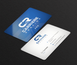Business Card Design by Riz' for Carriere Roofing | Design: #15975079
