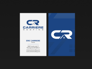 Business Card Design by Creations Box 2015 for Carriere Roofing | Design: #15974124