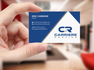 Business Card Design by Creations Box 2015 for Carriere Roofing | Design: #15974150