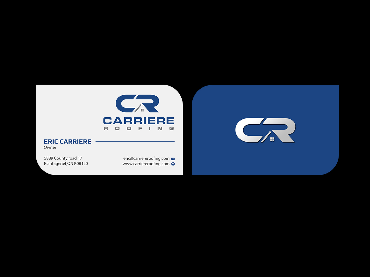 Business Card Design by Creations Box 2015 for Carriere Roofing | Design #16007734