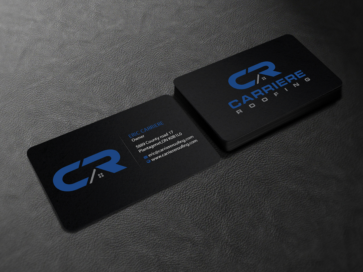 Business Card Design by Creations Box 2015 for Carriere Roofing | Design #16007737