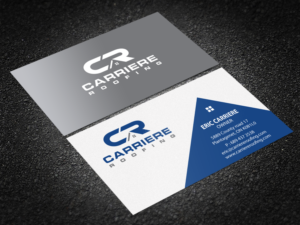 Business Card Design by Brand aid for Carriere Roofing | Design: #15972664
