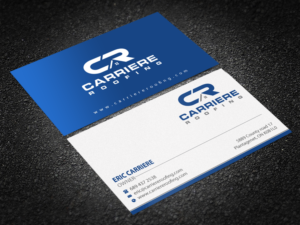 Business Card Design by Brand aid for Carriere Roofing | Design: #15972667