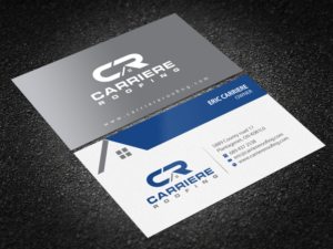 Business Card Design by Brand aid for Carriere Roofing | Design: #15972669