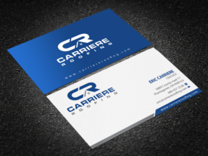 Business Card Design by Brand aid for Carriere Roofing | Design: #15972670
