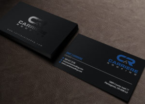 Business Card Design by Brand aid for Carriere Roofing | Design: #15972675