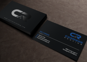 Business Card Design by Brand aid for Carriere Roofing | Design: #15972677