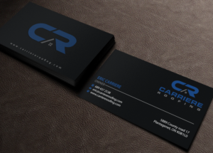 Business Card Design by Brand aid for Carriere Roofing | Design: #15972678