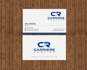 Business Card Design by chandrayaan.creative for Carriere Roofing | Design: #15973139