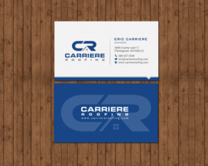 Business Card Design by chandrayaan.creative for Carriere Roofing | Design: #15973141