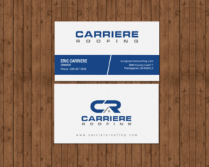 Business Card Design by chandrayaan.creative for Carriere Roofing | Design: #15973143