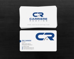 Business Card Design by chandrayaan.creative for Carriere Roofing | Design: #15982477