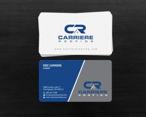 Business Card Design by chandrayaan.creative for Carriere Roofing | Design: #15982478