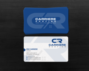 Business Card Design by chandrayaan.creative for Carriere Roofing | Design: #15982479