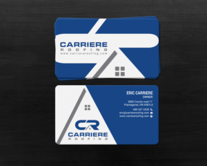 Business Card Design by chandrayaan.creative for Carriere Roofing | Design: #15982480