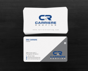 Business Card Design by chandrayaan.creative for Carriere Roofing | Design: #15982491