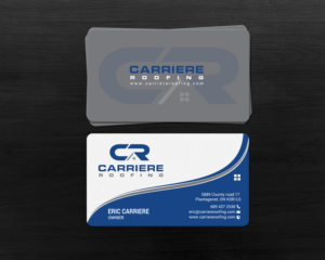 Business Card Design by chandrayaan.creative for Carriere Roofing | Design: #15982492