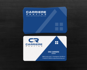 Business Card Design by chandrayaan.creative for Carriere Roofing | Design: #15982494
