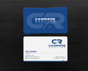 Business Card Design by chandrayaan.creative for Carriere Roofing | Design: #15982500
