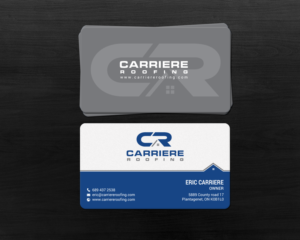 Business Card Design by chandrayaan.creative for Carriere Roofing | Design: #15982503