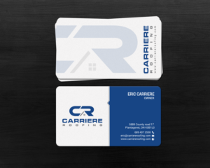 Business Card Design by chandrayaan.creative for Carriere Roofing | Design: #15982514