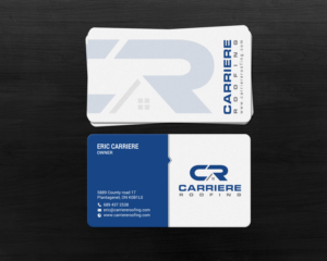 Business Card Design by chandrayaan.creative for Carriere Roofing | Design: #15982515