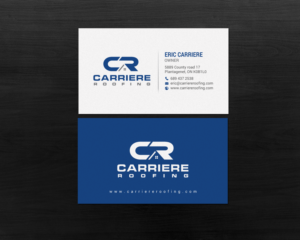 Business Card Design by chandrayaan.creative for Carriere Roofing | Design: #15982529