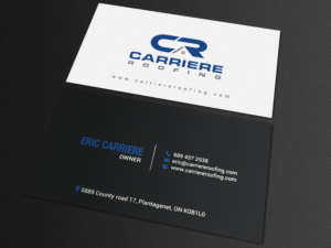 Business Card Design by chandrayaan.creative for Carriere Roofing | Design: #15982530