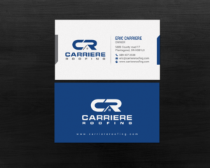 Business Card Design by chandrayaan.creative for Carriere Roofing | Design: #15982553
