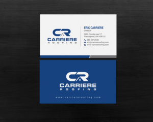 Business Card Design by chandrayaan.creative for Carriere Roofing | Design: #15982554