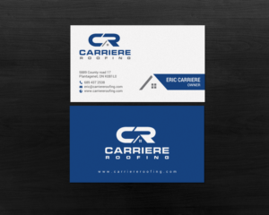 Business Card Design by chandrayaan.creative for Carriere Roofing | Design: #15982556