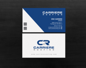 Business Card Design by chandrayaan.creative for Carriere Roofing | Design: #15982580