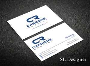 Business Card Design by SL Designer for Carriere Roofing | Design: #15969158