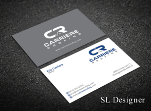 Business Card Design by SL Designer for Carriere Roofing | Design: #15969159