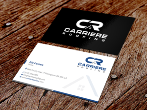 Design de Carte de Visite par SS_Designs pour Carriere Roofing | Design : #15974772