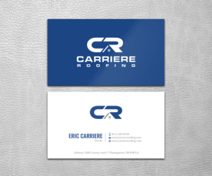 Design de Carte de Visite par SS_Designs pour Carriere Roofing | Design : #15974881