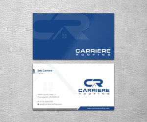 Design de Carte de Visite par SS_Designs pour Carriere Roofing | Design : #15974924