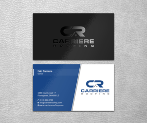 Design de Carte de Visite par SS_Designs pour Carriere Roofing | Design : #15974973