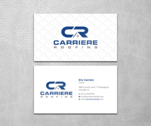 Design de Carte de Visite par SS_Designs pour Carriere Roofing | Design : #15982830