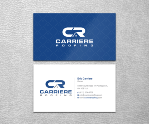 Design de Carte de Visite par SS_Designs pour Carriere Roofing | Design : #15982831