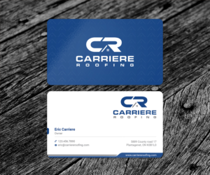 Design de Carte de Visite par SS_Designs pour Carriere Roofing | Design : #15988523